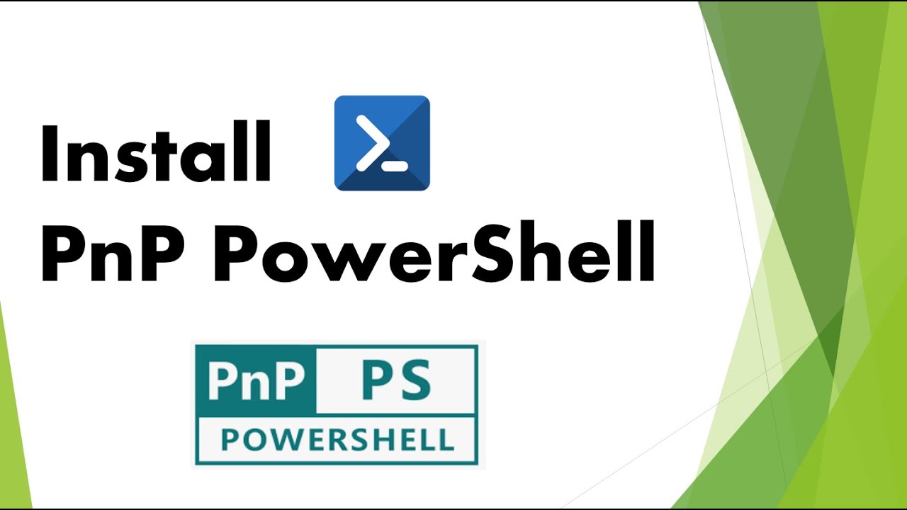 Install PnP PowerShell