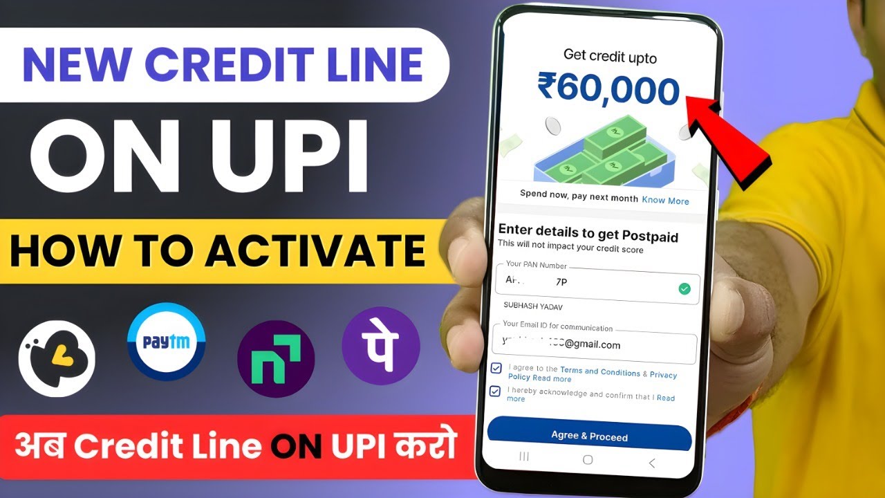 Credit line On UPI Kaise Activate Kare Kreditbee, Paytm, PhonePe, Best Credit Line UPI App 2025 Info