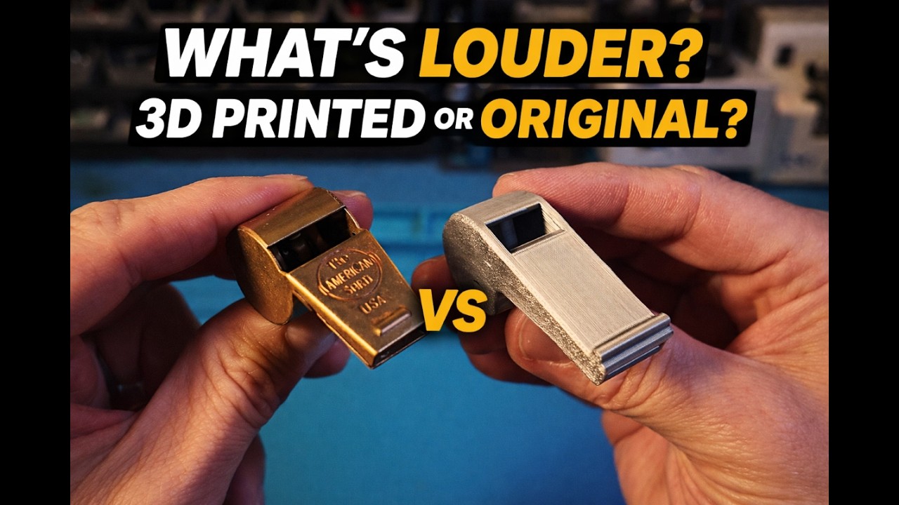 Can a 3D Printed Whistle Beat 126dB?
