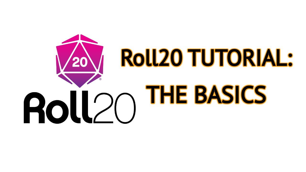 Roll20 Tutorial: The Basics