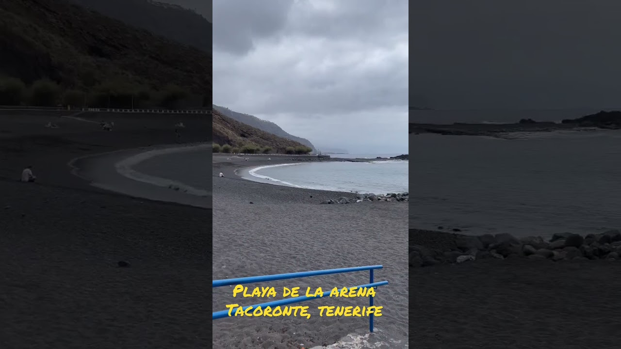 Playa de la Arena cerca de Mesa del Mar, Tacoronte - Tenerife