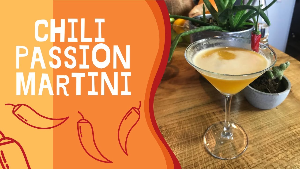 Chili Passion Martini (Acılı Passion Fruit Kokteyli Nasıl Yapılır?)