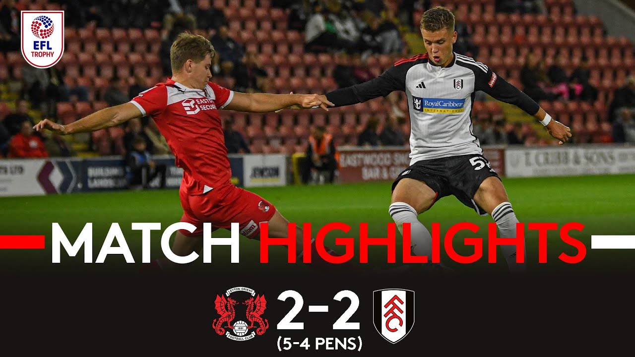 ACADEMY HIGHLIGHTS | Leyton Orient 2-2 Fulham U21 (5-4 Pens) | Another Point In The Cup