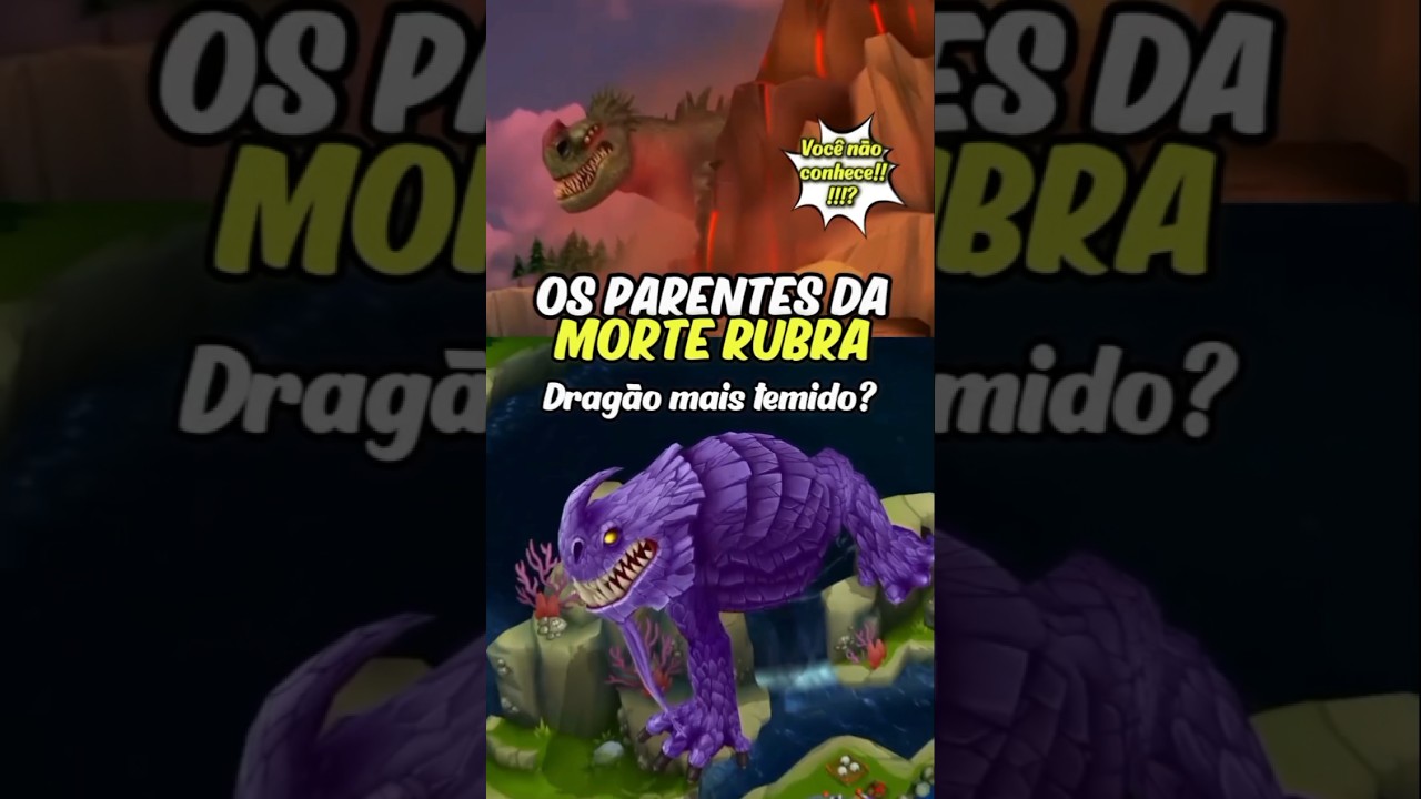 🌋 OS PARENTES do Morte Rubra | Como Treinar o seu Drag&atilde;o