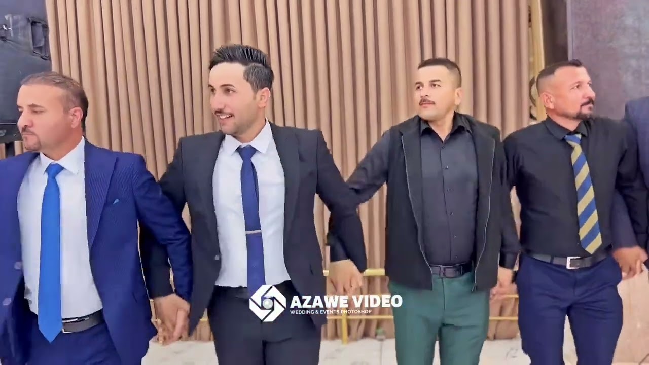 حفلة زفاف غازي و مها في قاعة ازادي الفناة زيدان شنكالي و شركة العزاوي فيديو 