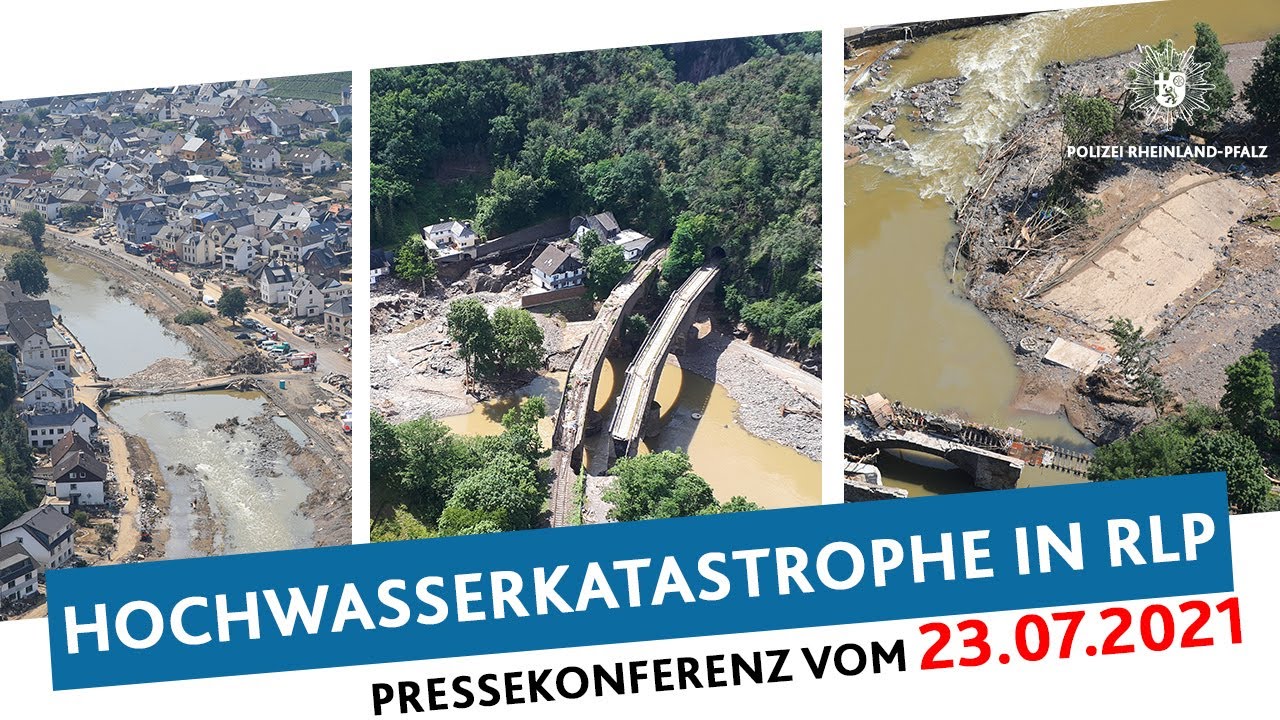 Nach Hochwasser: Tägliche Presseinformation zur aktuellen Lage (23.07.2021)