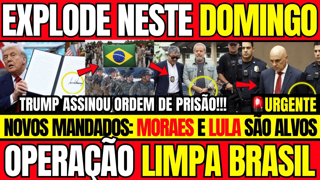 COMEÇOU A CAÇA: Trump Explode - Lula e Moraes viram alvo da Operação “Limpa Brasil” | ESQUERDA TREME