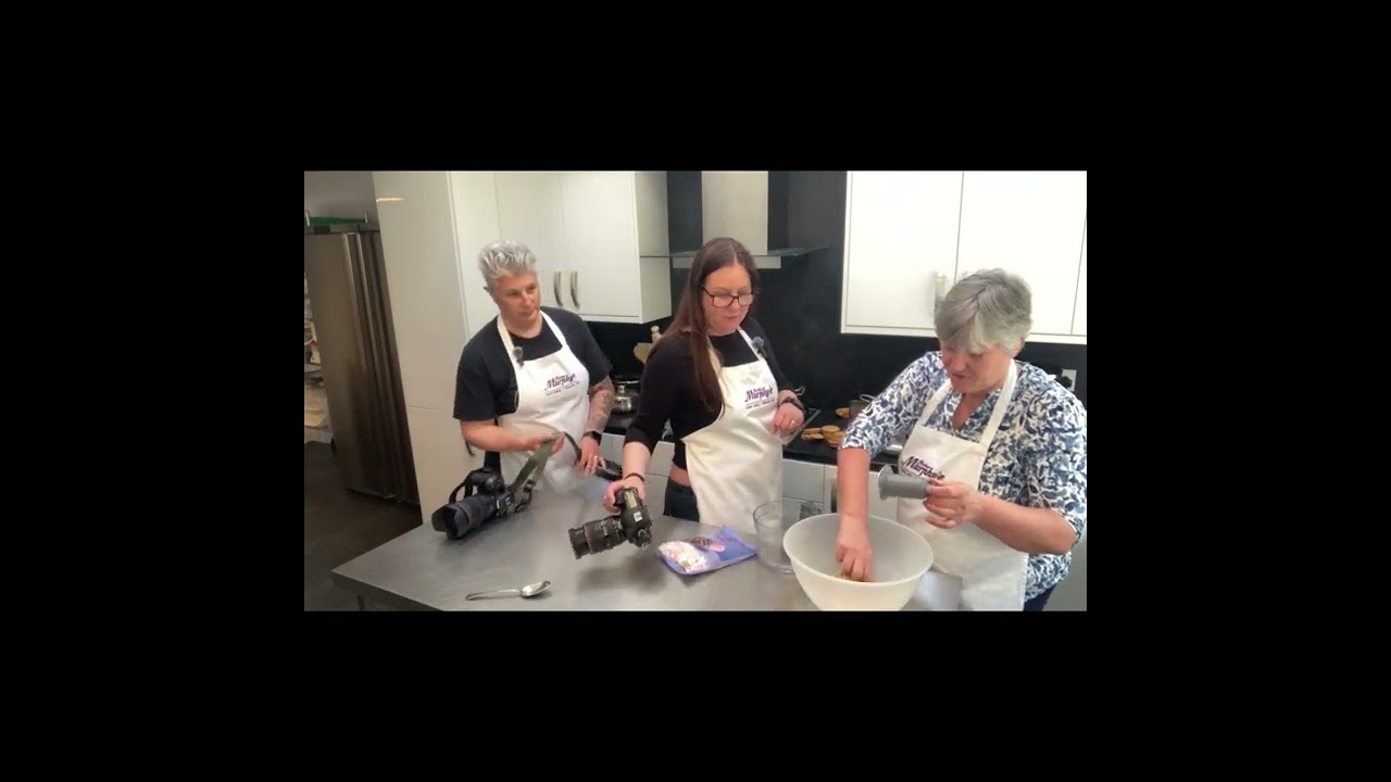Jenny and Emma Preparing their Rocky Road