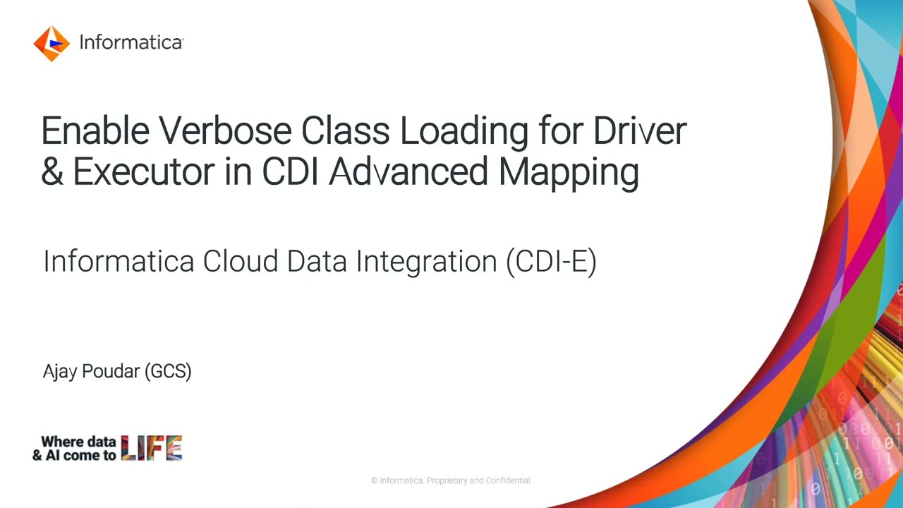 How to Enable Verbose Class Loading for Spark Driver and Executor in CDI Advanced Mapping
