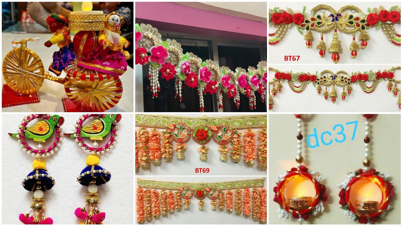 TOP 30 ! Toran Design From Waste Bangles | Latest Designer Bandhanwar | Door Hanging [Diwali 2020]