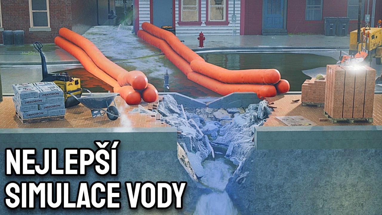 Vypumpuj vodu ze zaplaveného města! - DrainSim