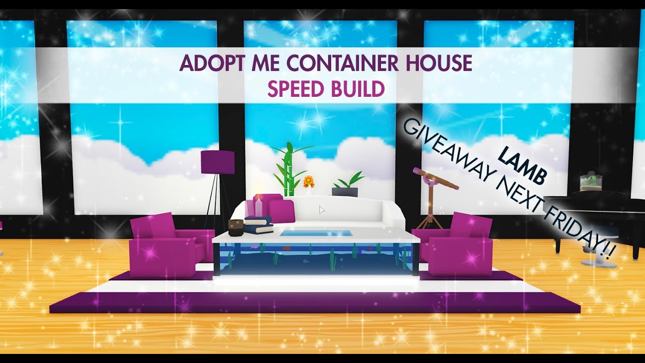 Adopt Me Container House Speed Build