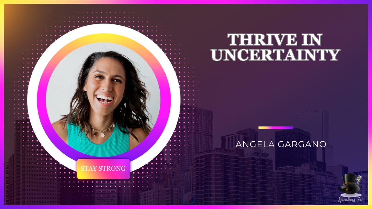 Angela Gargano - Extended Keynote Clip - From American Ninja to Uncertainty