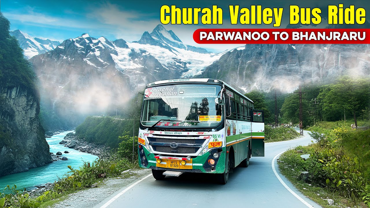 PARWANOO TO BHANJRARU – Exploring Churah Valley by HRTC | Hidden Himachal bus journey | Himbus