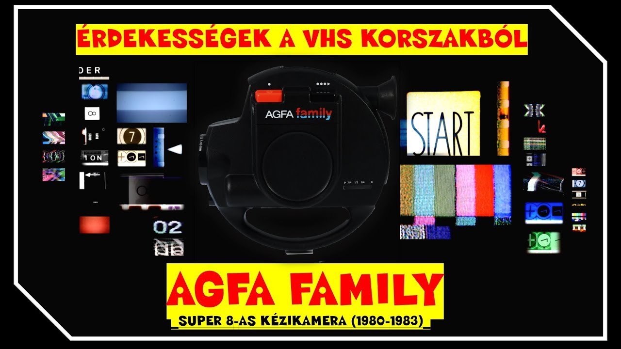 VHS Korszak: AGFA Family Super8-as kamera ízelítő