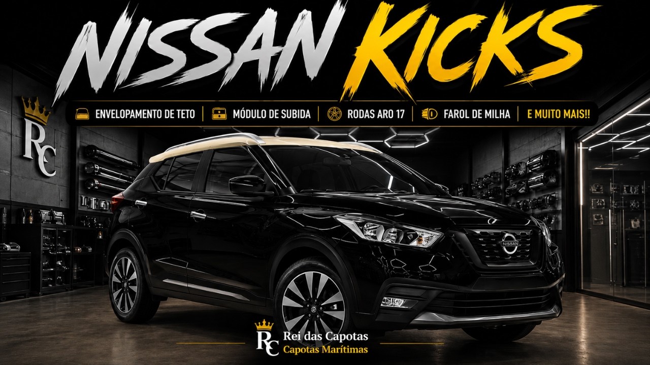 Nissan Kicks Equipado com Vários Acessórios Módulo de Subida Multimídia Confira - AutoABA
