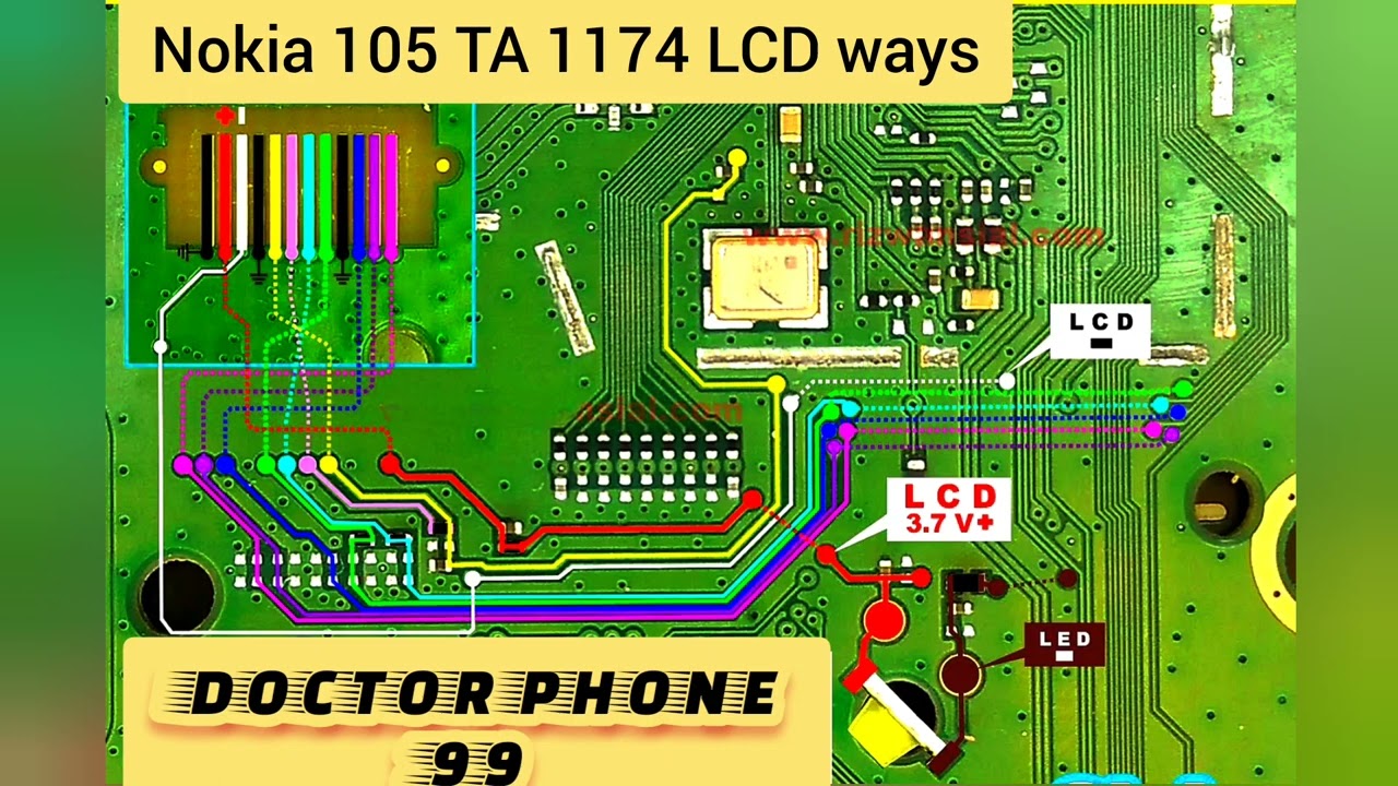 NOKIA 105 TA 1174 LCD display ways jumper solution 💯