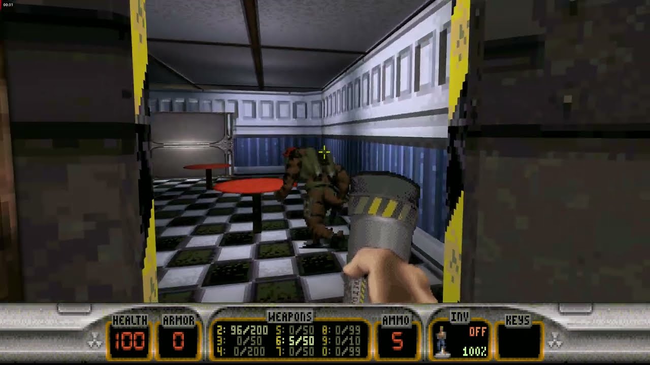 Duke Nukem 3D 20th Aniversary Ep 4 Level 1 in 4K 60fps