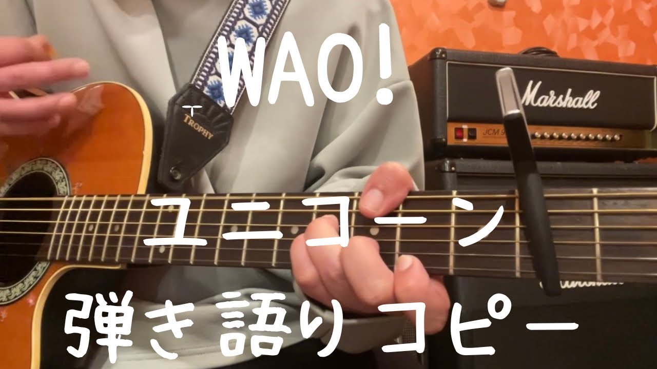 WAO！_ユニコーン_弾き語りコピー