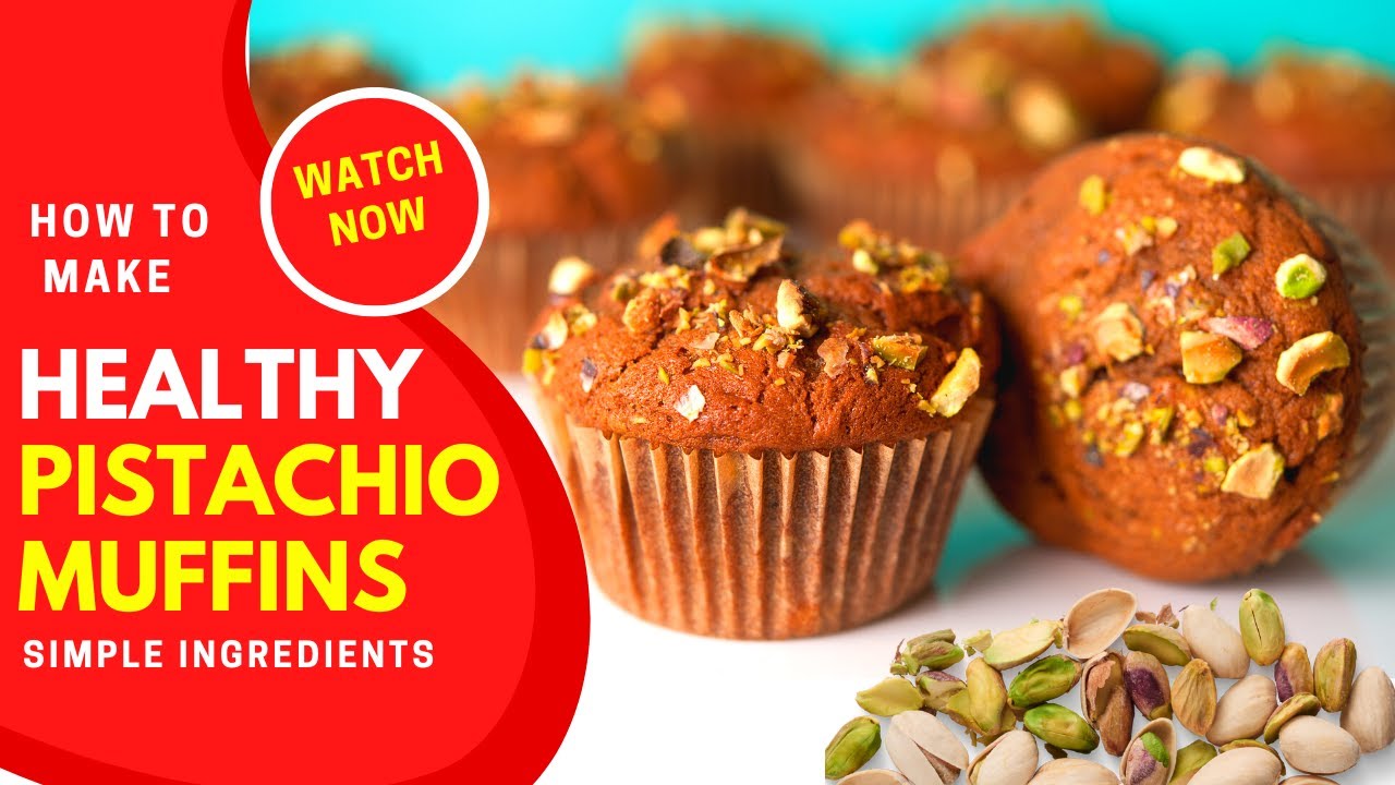 Pistachios muffins with semolina & dates | banana coconut muffins | Feed your Gut, feed your Heart!
