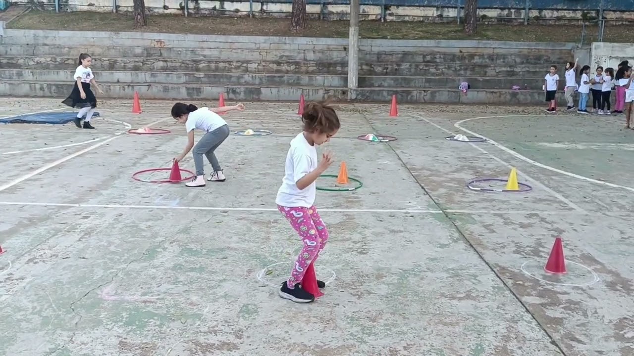 Circuito motor: percepção espacial, coordenação motora, lateralidade e equilíbrio.