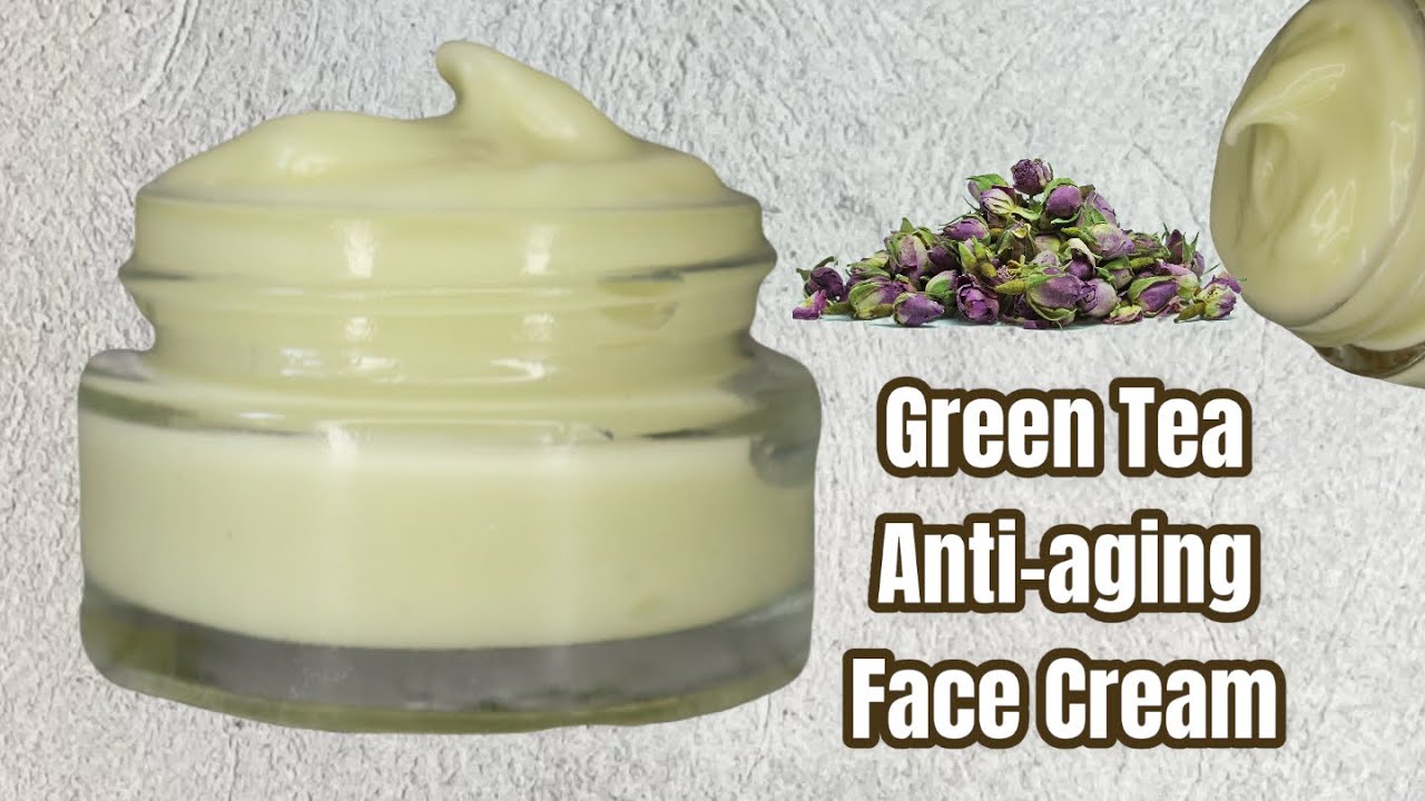 Anti-aging firming wrinkles face cream with green tea, Top antioxidant for aging wrinkle glowing