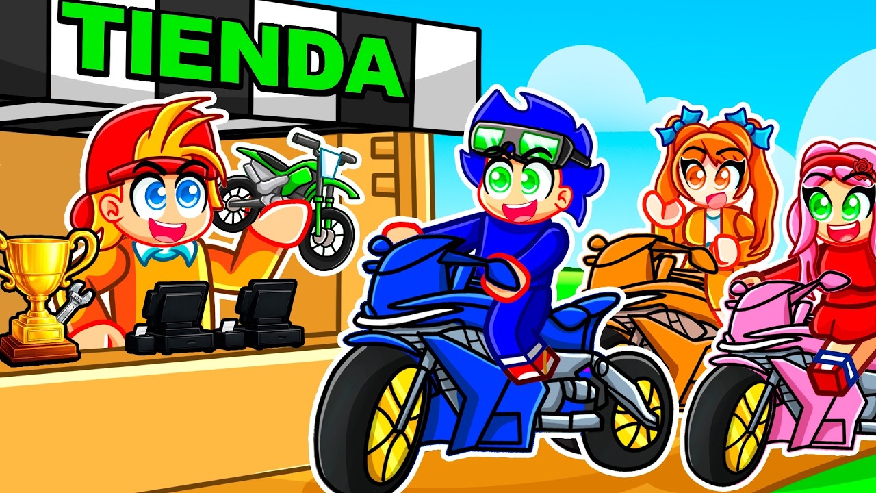 Abr&iacute; una TIENDA DE MOTOS en Roblox BROOKHAVEN!