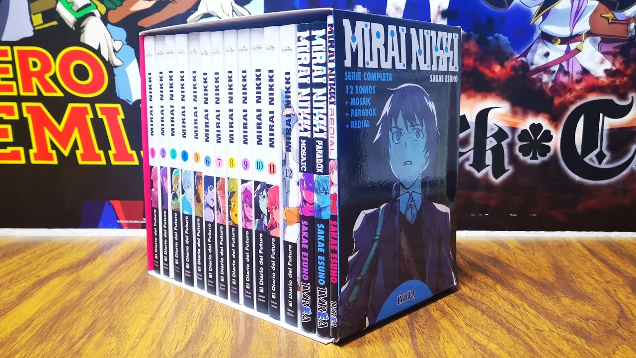 Cofre de Mirai Nikki + Spin off's