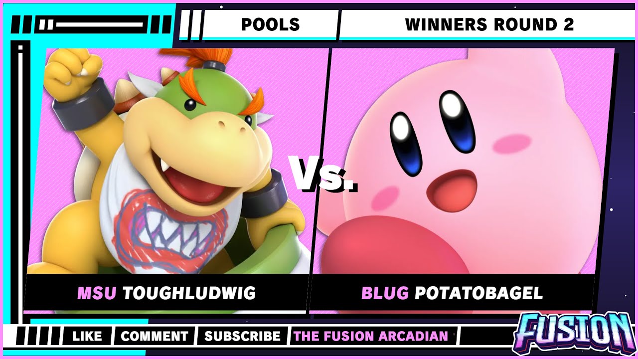 The Fusion Arcadian 12 - Pools - ToughLudwig (Bowser Jr.) VS Potatobagel (Kirby) - SSBU