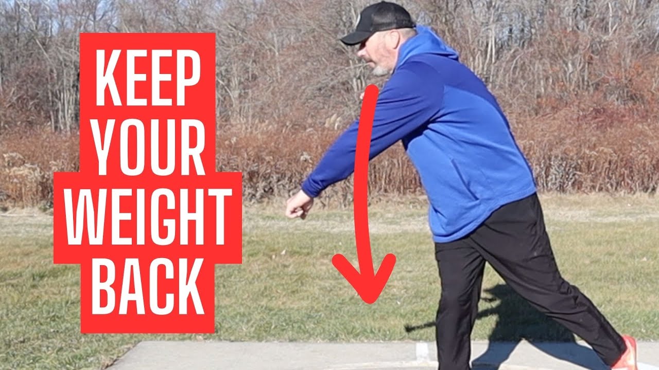How to KEEP YOUR WEIGHT BACK in the power position for shot put and discus