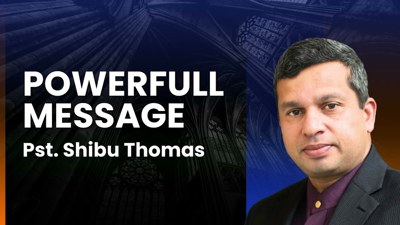 “ജീവരക്ഷയ്ക്കായി ഓടിപ്പോക” Message by Pastor Shibu Thomas Oklahoma