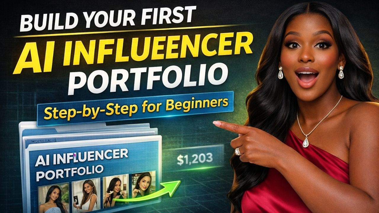 How to Build an AI Influencer Portfolio That Actually Gets you Paid (Step-By-Step)