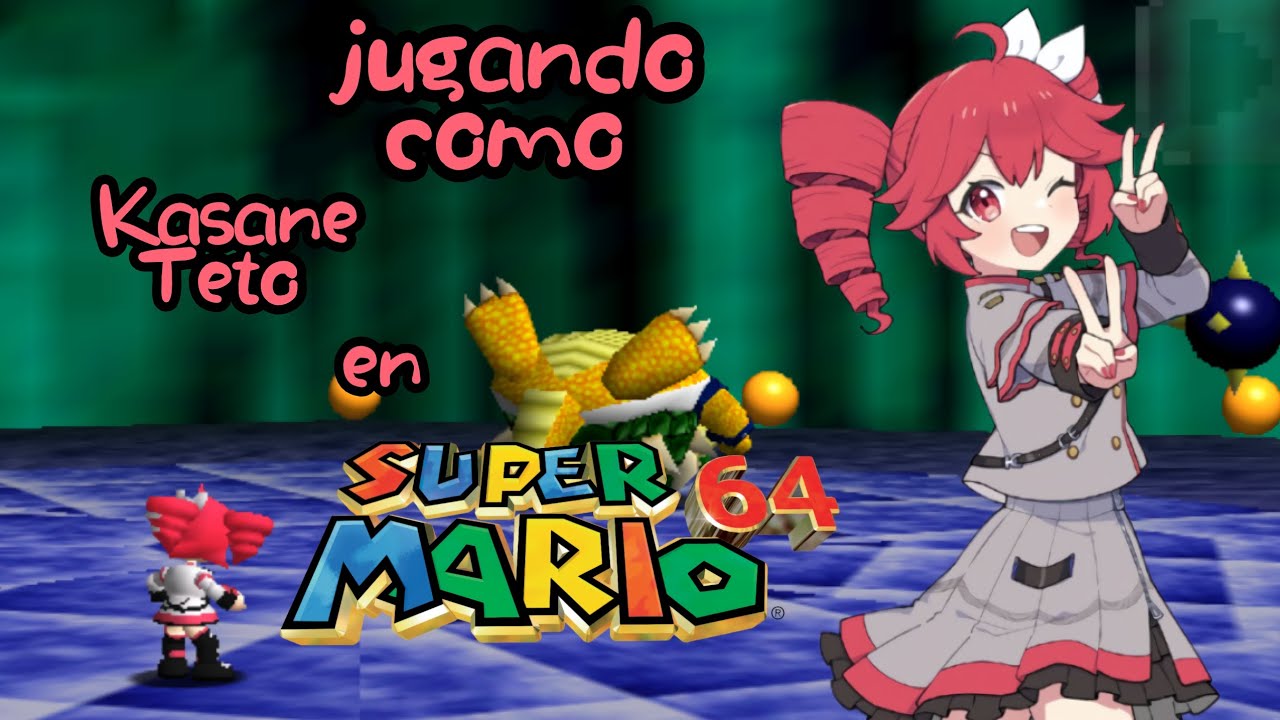Jugando como kasane teto en sm64 