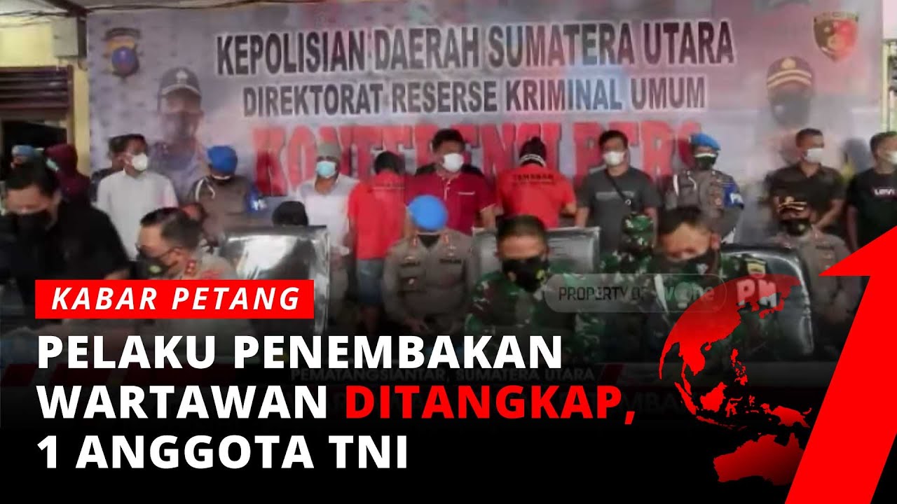 Polisi Berhasil Bekuk 3 Pelaku Penembakan Wartawan di Pematangsiantar Sumut | Kabar Petang tvOne