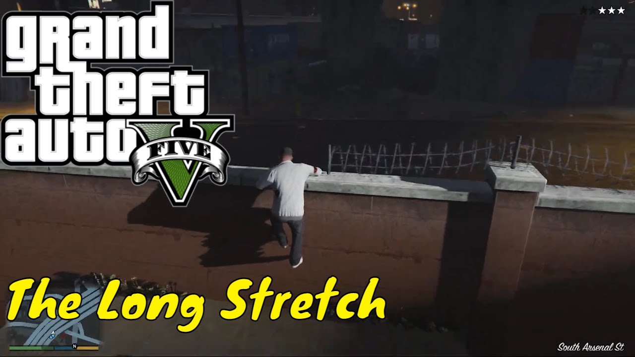 GTA 5 The Long Stretch Mission Complete Grand Theft Auto V 2021.