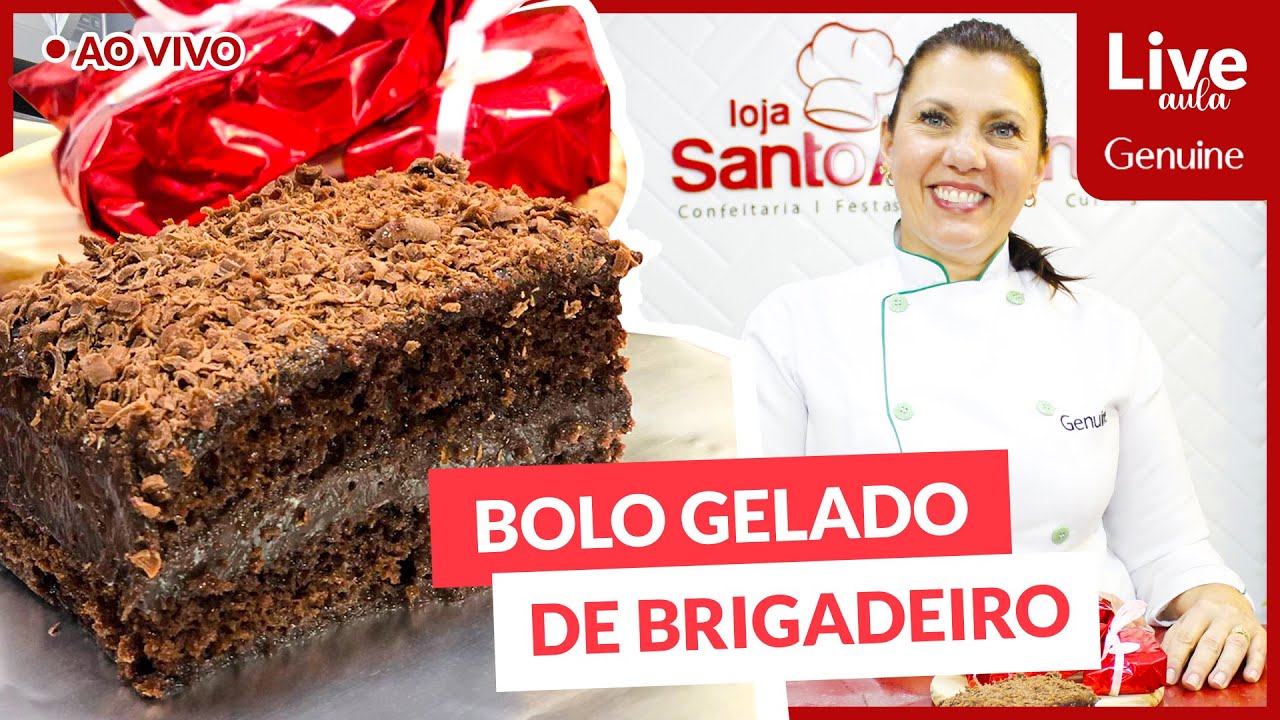 🔴BOLO GELADO DE BRIGADEIRO | SANDRA OZEAS | GENUINE | LOJA SANTO ANTONIO