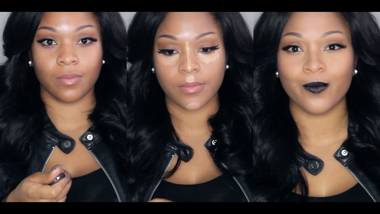 How To Contour & Highlight Your Face Tutorial | Simple & Easy | Makeup Forever Ultra HD Foundation