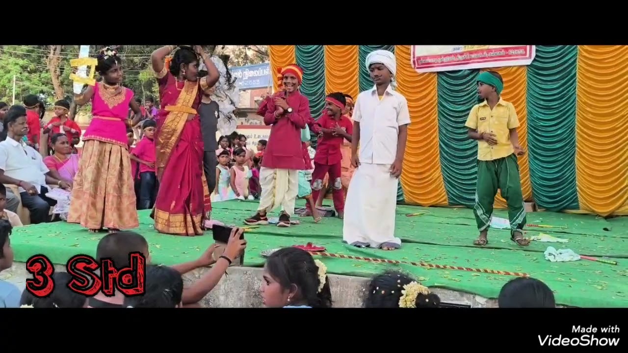 # நம் பாரம்பரிய நடனம் #மூன்றாம் வகுப்பு மாணவர்கள் #ஆண்டு விழா #கல்லகம் 