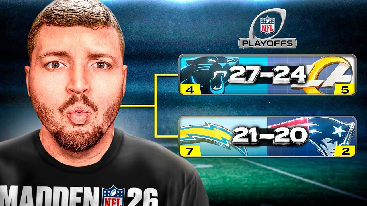 Плей-офф НФЛ 2026 года, но его исход определит Madden.