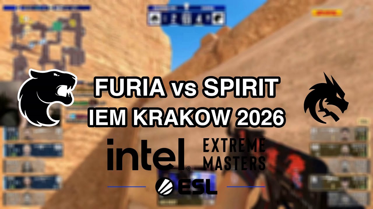 Ohnepixel | FURIA VS SPIRIT  | IEM KRAKOW 2026 | SEMI-FINALS | FULL VOD