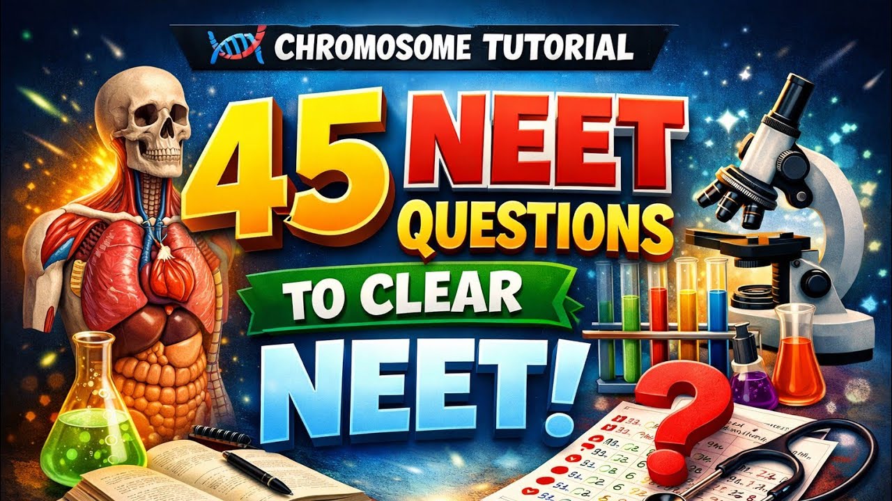 45 NEET questions to clear the NEET exam
