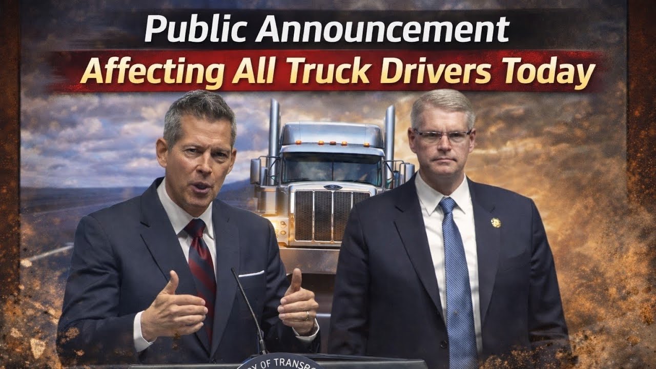 BREAKING! USDOT & FMCSA Public Announcement To All Truck Drivers Today! 