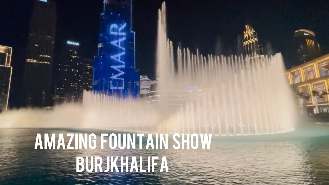 Variety Dancing fountain show in Burj Khalifa /Dubai mall / Burj Khalifa water dance /Viral video