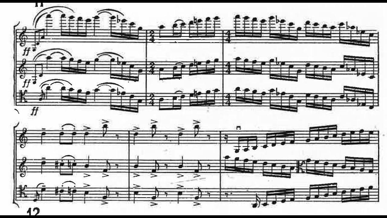 Lennox Berkeley - String Trio, Op. 19 (1948) [Score-Video]