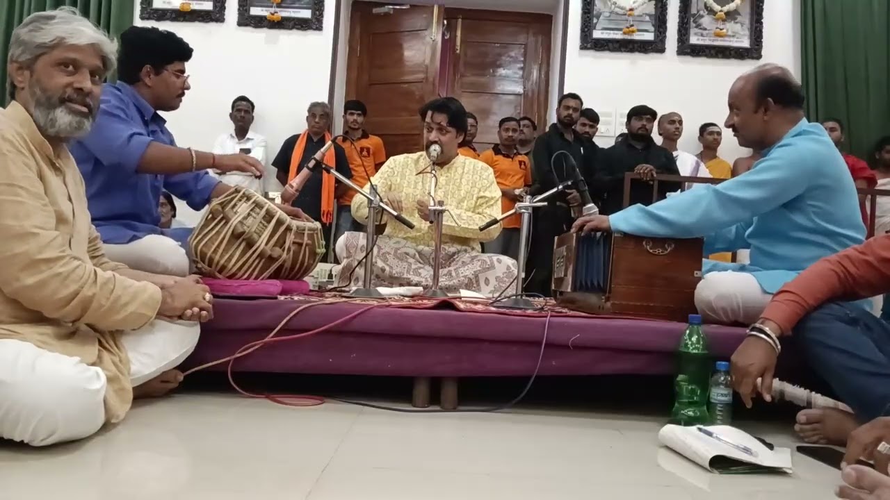 RAGA BHIMPALAS RENDERED BY SAMEER ABHYANKAR AT MANIKNAGAR SANSTHAN