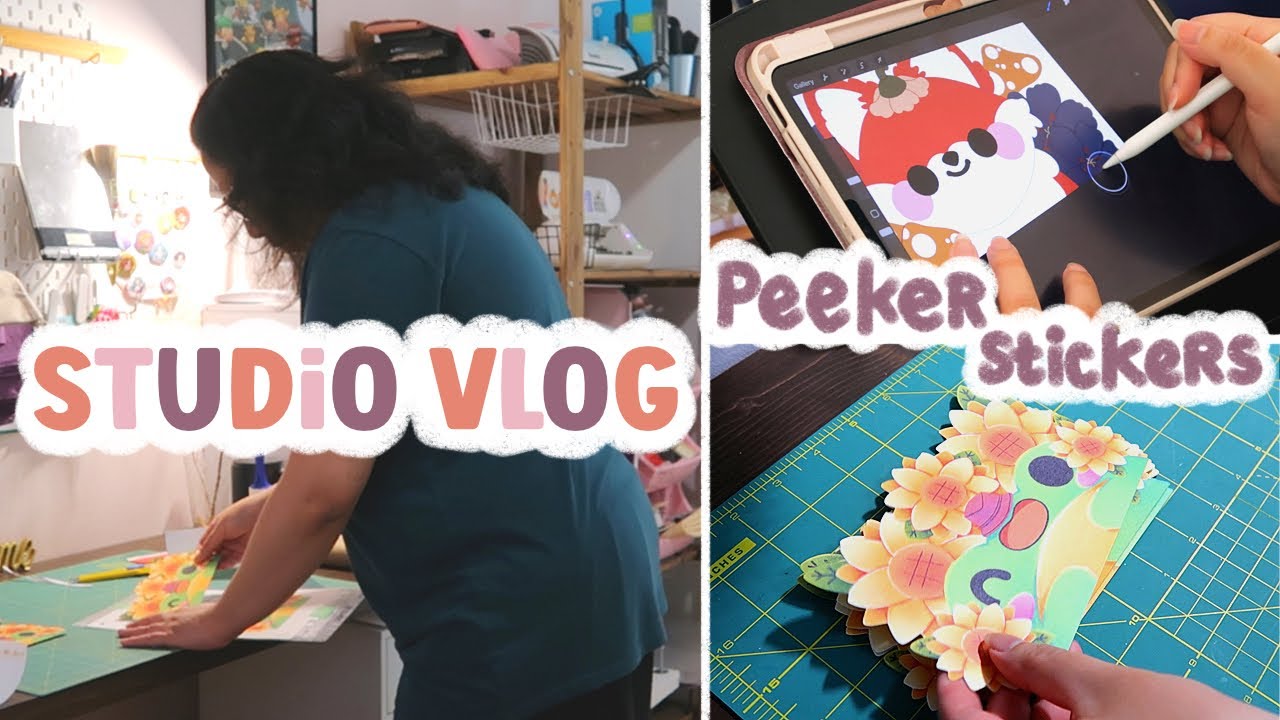 Designing And Making BIG Peeker Stickers