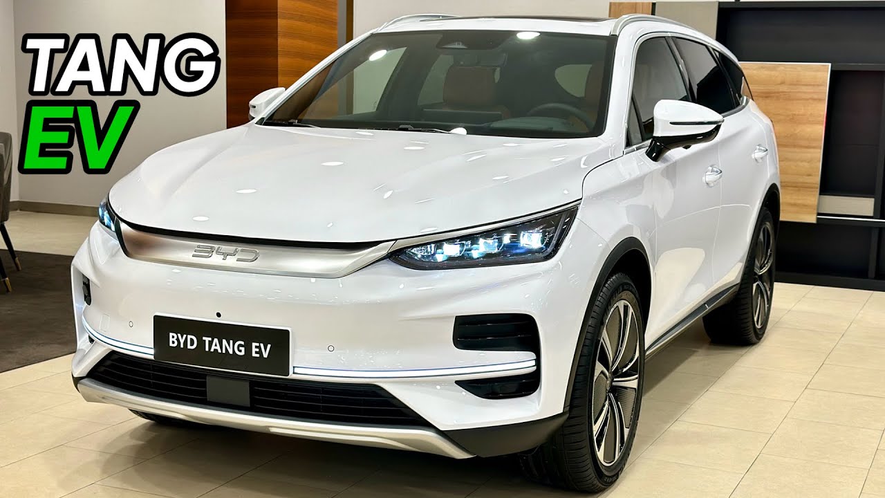 All New BYD TANG EV (2024) - Luxury SUV - Exterior and Interior In White