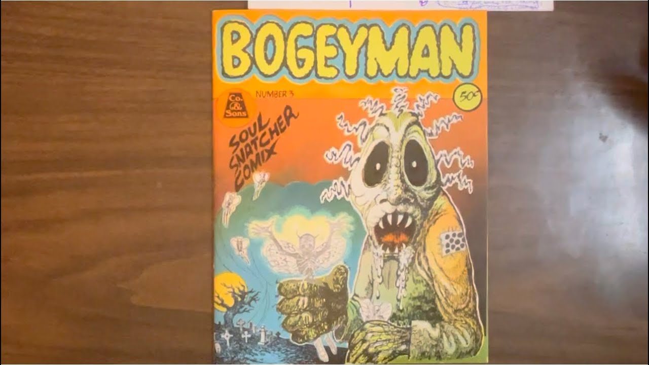 Bogeyman #3, lysergic 1970 horror underground by Rory Hayes with Griffin, Lynch, Wilson, Irons!