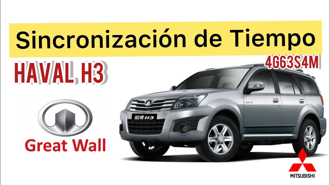 Tiempo de Great Wall Haval H3, motor 4G63S4M Mitsubishi