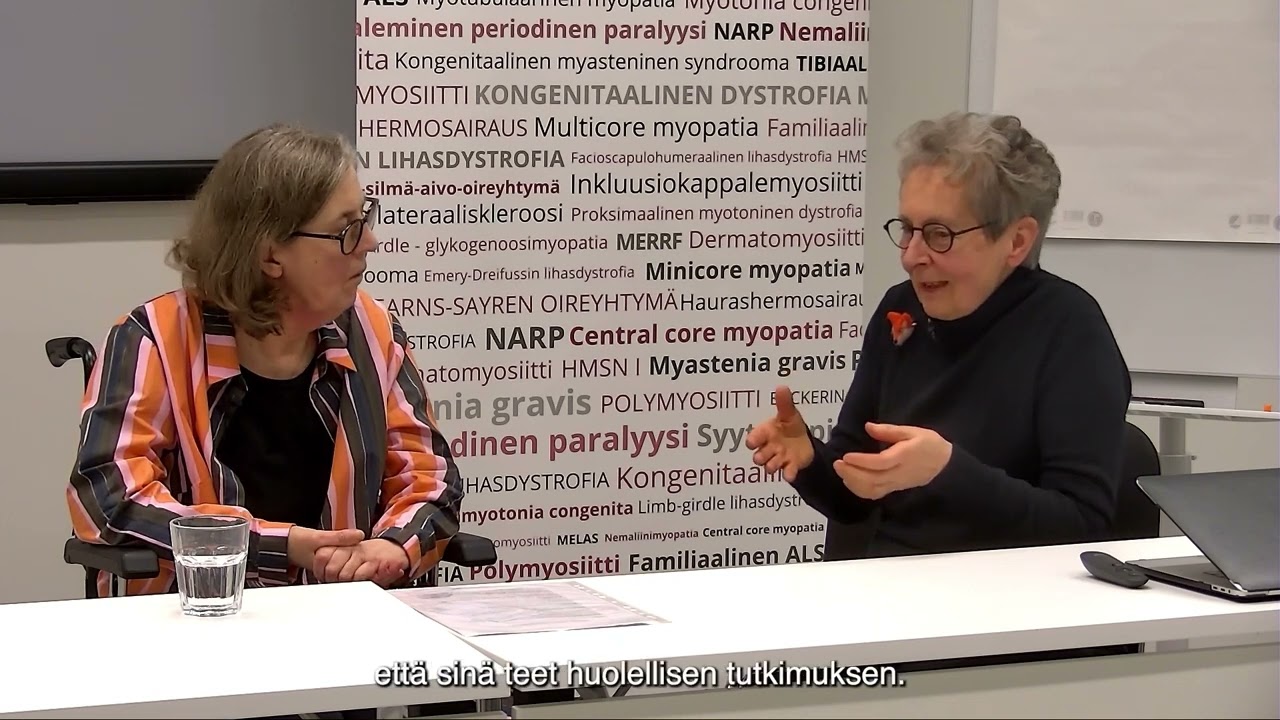 Lihassairaus ja ikääntyminen -webinaarin yleisökysymykset | Sonja Lindholm ja Ulla Rytökoski